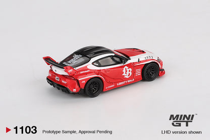Mini GT Toyota LB★WORKS GR Supra Red MGT01103 1/64 Diecast