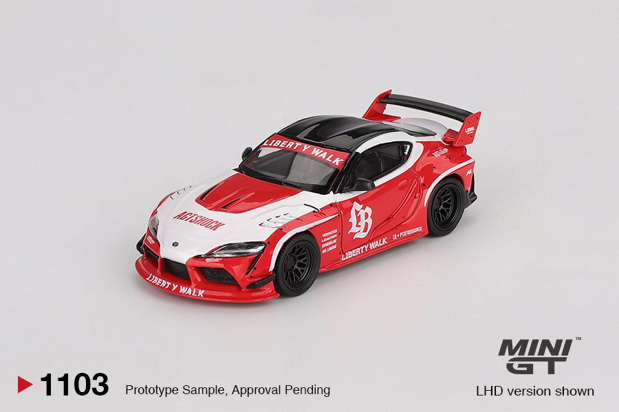 Mini GT Toyota LB★WORKS GR Supra Red MGT01103 1/64 Diecast