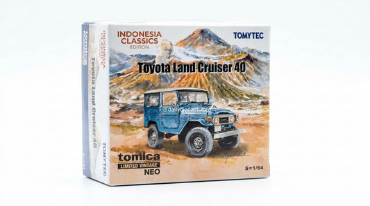 TOMYTEC TOMICA LIMITED VINTAGE NEO Toyota Land Cruiser 40 Indonesia Classic Edition IDE 2026 1/64 Diecast