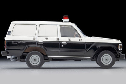 TomyTEC Tomica Limited Vintage NEO Toyota Land Cruiser 60 Patrol Car (Hokkaido Police) LV-N371a 1/64 Diecast