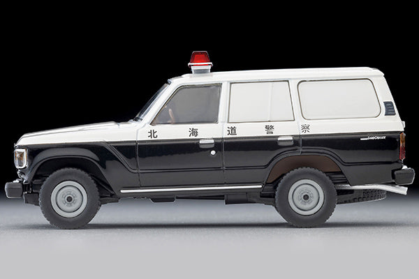 TomyTEC Tomica Limited Vintage NEO Toyota Land Cruiser 60 Patrol Car (Hokkaido Police) LV-N371a 1/64 Diecast
