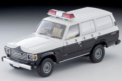 TomyTEC Tomica Limited Vintage NEO Toyota Land Cruiser 60 Patrol Car (Hokkaido Police) LV-N371a 1/64 Diecast