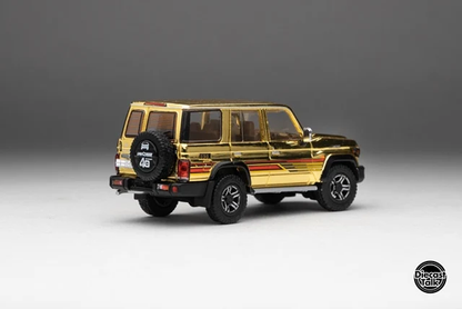 GCD Toyota Land Cruiser 70 Arab Specification Gold Edition DiecastTalk Special Order 1/64 Diecast