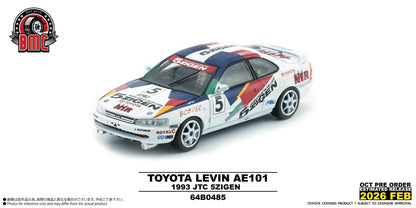 BM Creations Toyota Levin AE101 1993 JTC 5ZIGEN 64B0485 1/64 Diecast