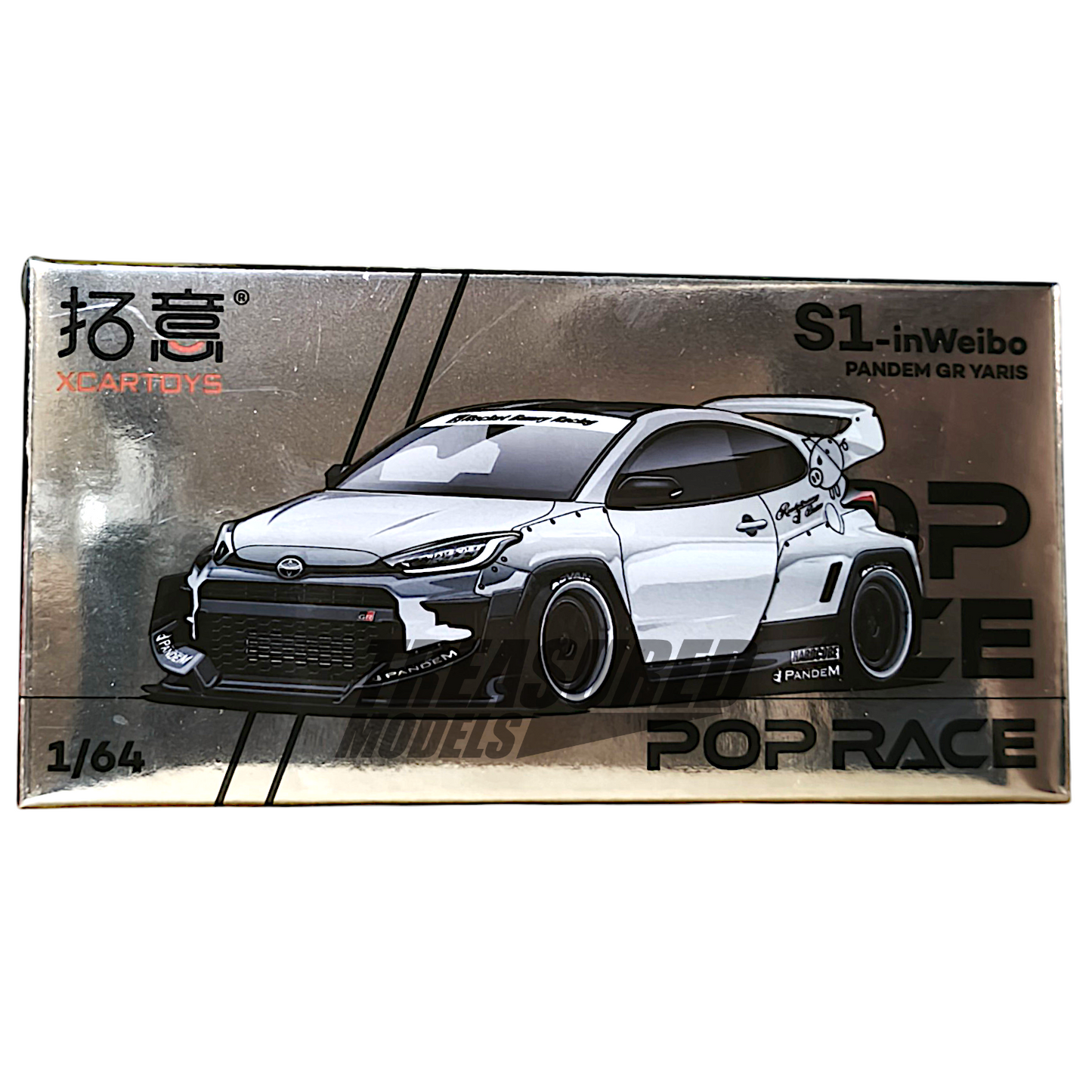 Pop Race Toyota Pandem GR Yaris China Exclusive S1-inWeibo 1/64 Diecast