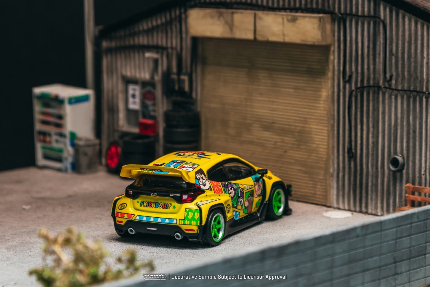 Tarmac Works Toyota Pandem GR Yaris Toy Story 30th Anniversary TAS HK Event Exclusive 1/64 Diecast