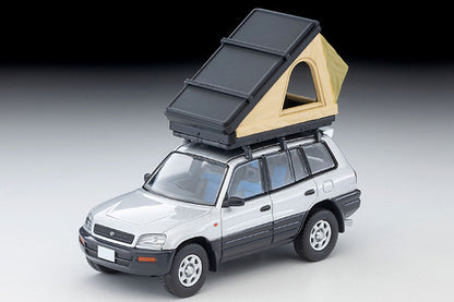 *Pre-Order* Tomica Limited Vintage Neo Toyota RAV4J V (Silver) with tent LV-N354c 1/64 Die Cast