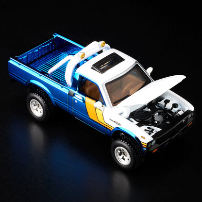 HOT WHEELS Toyota SR5 Hilux 4WD 1981 Spectraflame Ice Blue RLC 1/64 Diecast