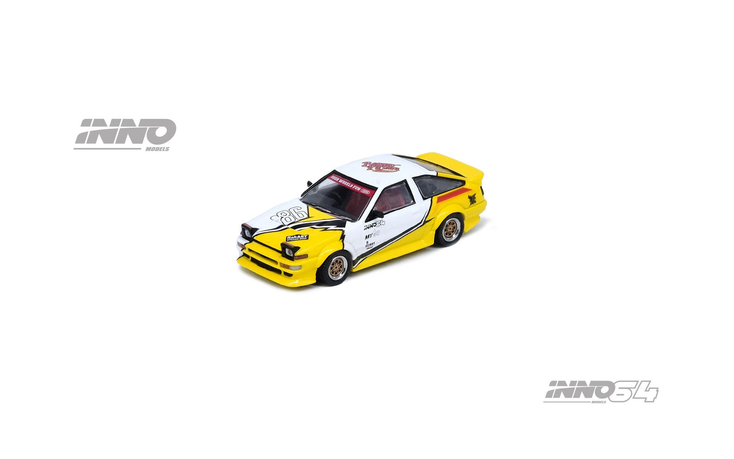 Inno64 Toyota Sprinter Trueno AE86 Brunei Exclusive Wildcard Diecast Kustom Show IN64-AE86T-BDKS24 1/64 Diecast