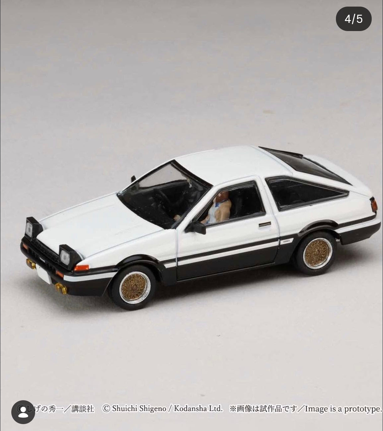 Hobby Japan Toyota Sprinter Trueno AE86 Initial D Takumi Fujiwara & Natsuki Mogi Figure MiniCar A Go Go 2026 Event Exclusive HJDMD001E 1/64 Diecast