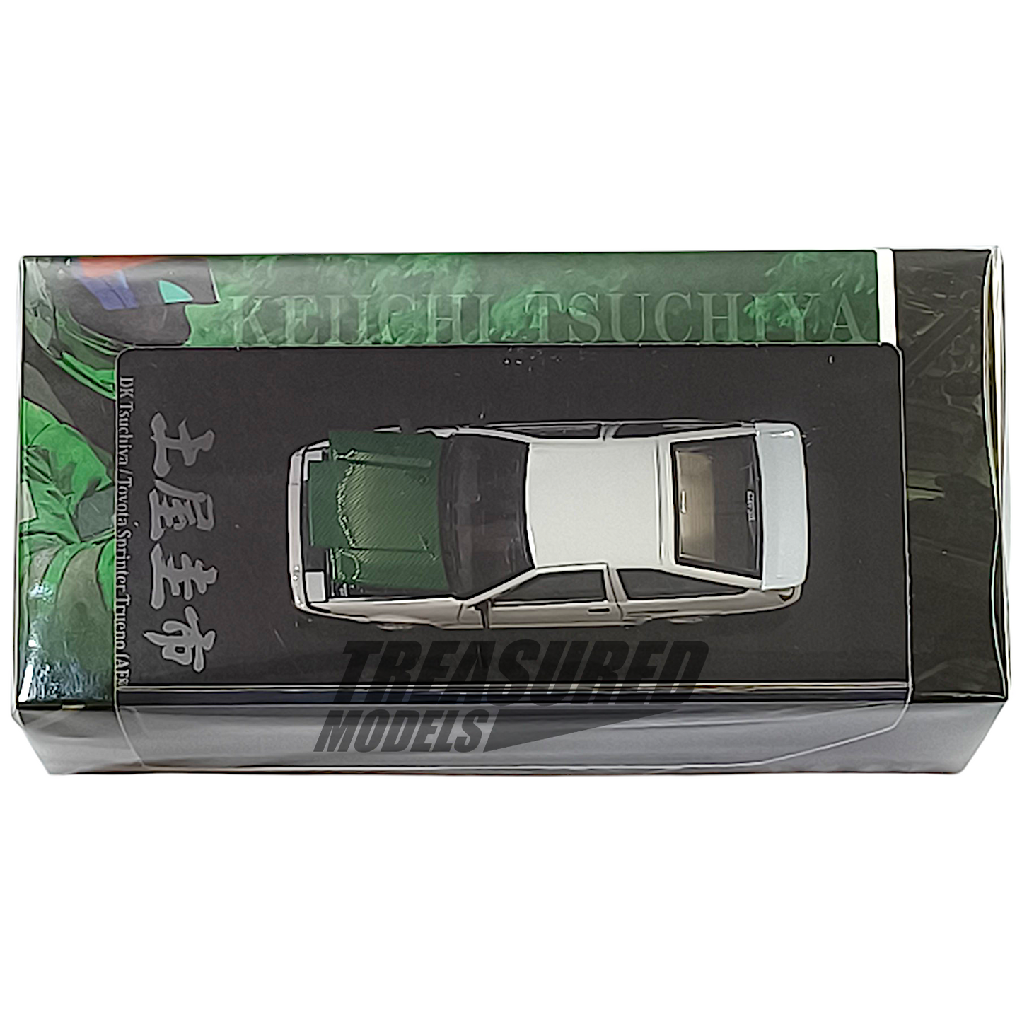 Hobby Japan Toyota Sprinter Trueno AE86 Keiichi Tsuchiya Dori Dori Mesh Wheel Drift King 1/64 Diecast