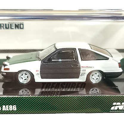 Inno64 Toyota Sprinter Trueno AE86 With Carbon Doors IN64-AE86T-TK 1/64 Diecast