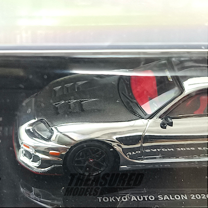[TAS2026] Inno64 Toyota Supra A80 Top Secret Chrome Silver Tokyo Auto Salon 2026 Event Edition TAS 2026 1/64 Diecast