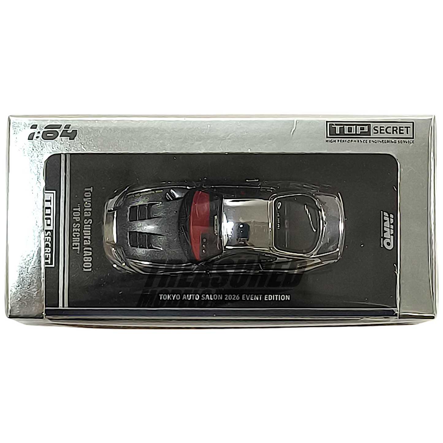 [TAS2026] Inno64 Toyota Supra A80 Top Secret Chrome Silver Tokyo Auto Salon 2026 Event Edition TAS 2026 1/64 Diecast