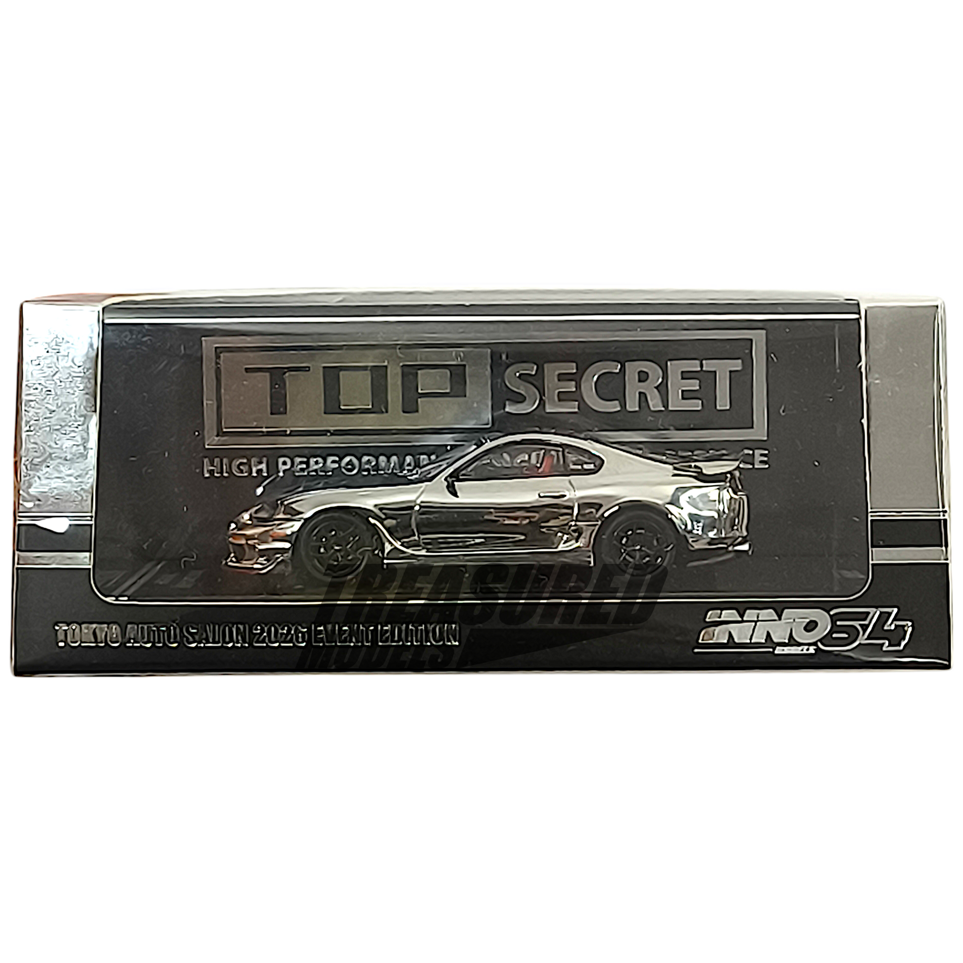 TAS2026] Inno64 Toyota Supra A80 Top Secret Chrome Silver Tokyo