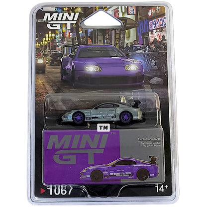 CHASE! Mini GT Toyota Supra A80 Top Secret GT300 Top Secret Purple Blister Packaging MGT01067-BL 1/64 Diecast