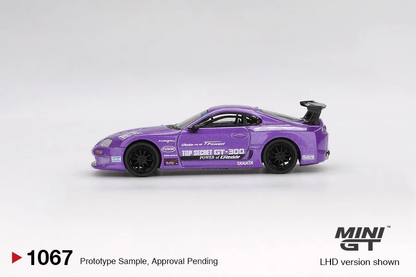 *Pre-Order* Mini GT Toyota Supra A80 Top Secret GT300 Top Secret Purple MGT01067 1/64 Die Cast