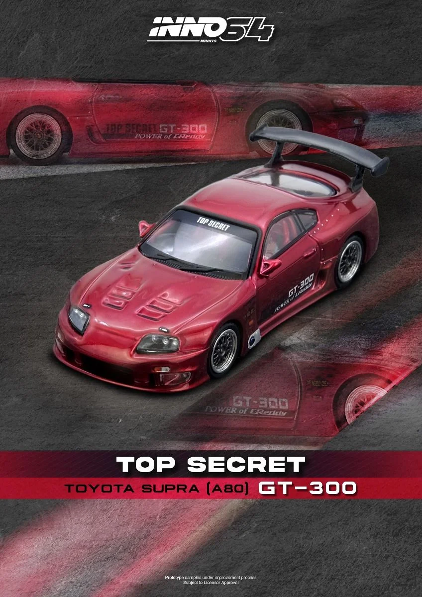 *Pre-Order* Inno64 Toyota Supra A80 Top Secret Red IN64-A80TS-RED 1/64 Die Cast