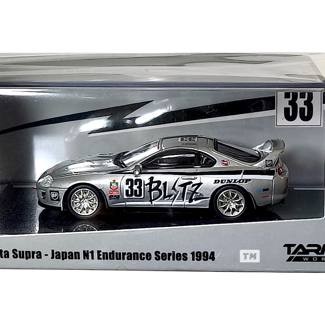 Tarmac Works Toyota Supra Blitz Japan N1 Endurance Series 1994 Fukuyama Motoyama T64-011-BZ 1/64 Diecast