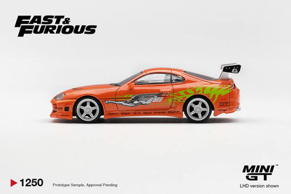 [Pre-Order] Mini GT Toyota Supra Bomex The Fast and the Furious Brian O'Conner MGT01250BL 1/64 Diecast