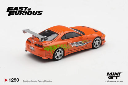 [Pre-Order] Mini GT Toyota Supra Bomex The Fast and the Furious Brian O'Conner MGT01250BL 1/64 Diecast