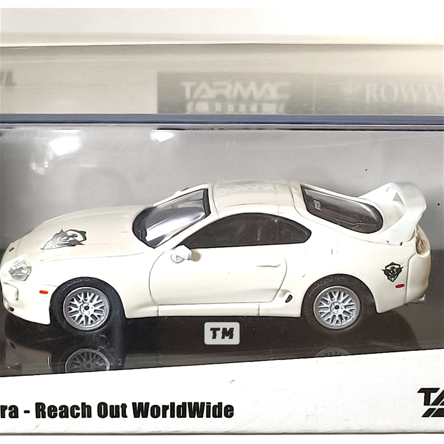 Tarmac Works Toyota Supra FOR PAUL ROWW Reach Out Worldwide T64-011-PAUL 1/64 Diecast