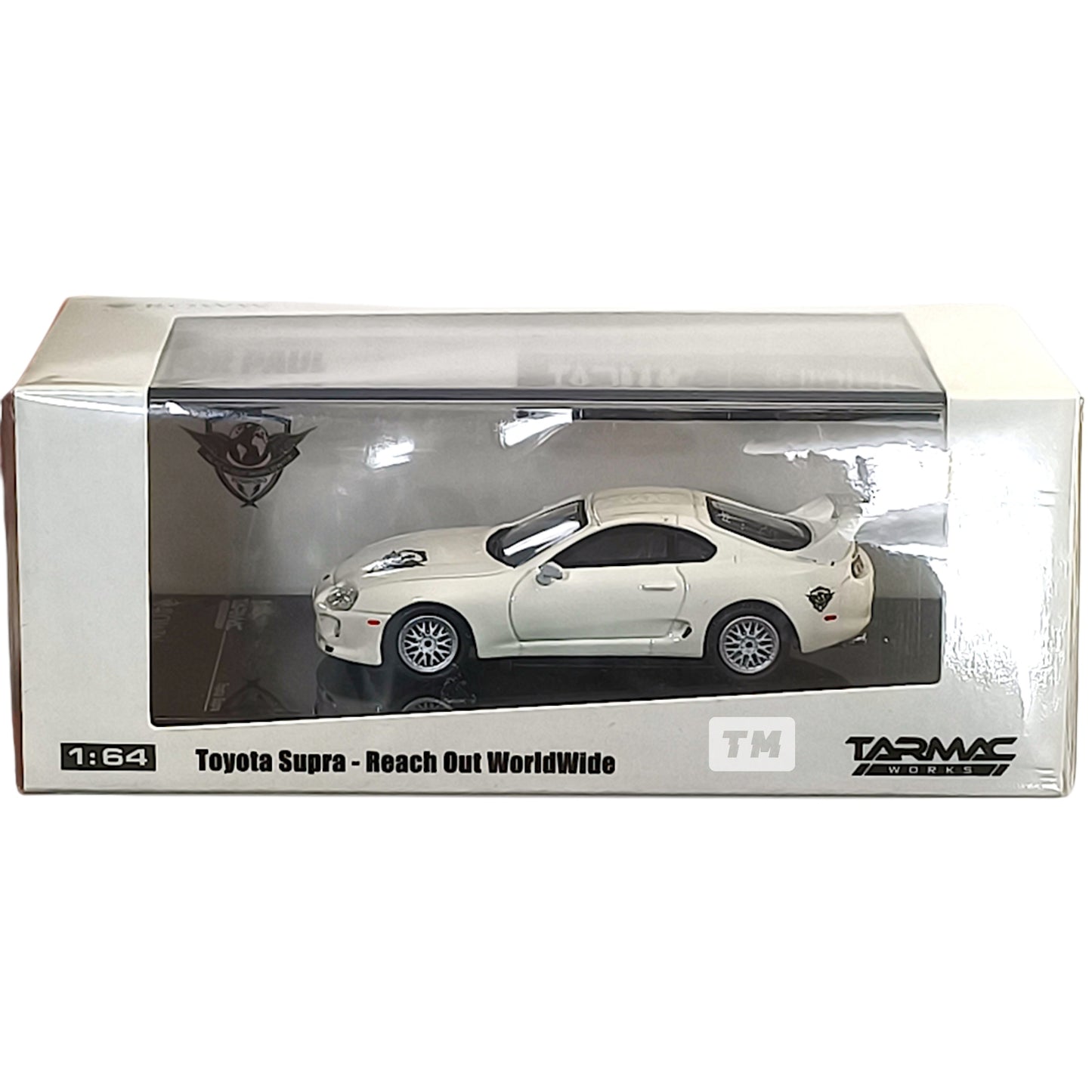 Tarmac Works Toyota Supra FOR PAUL ROWW Reach Out Worldwide T64-011-PAUL 1/64 Diecast
