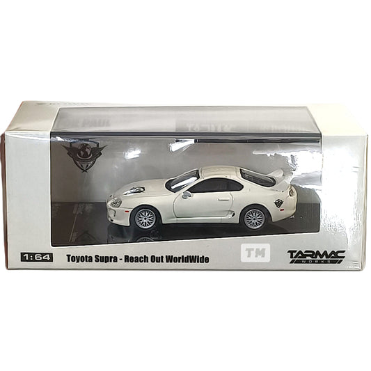 Tarmac Works Toyota Supra FOR PAUL ROWW Reach Out Worldwide T64-011-PAUL 1/64 Diecast