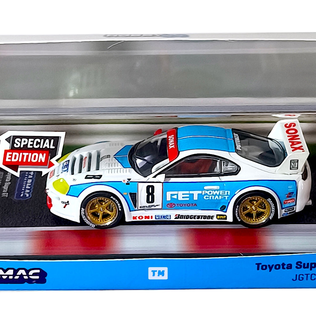 Tarmac Works Toyota Supra GT JGTC 1995 N Nagasaka K Misaki Special Edition T64-051-95JGTC08 1/64 Diecast