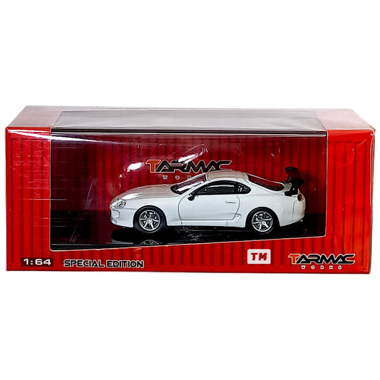Tarmac Works Toyota Supra Hong Kong Exclusive Model T64-011-WH 1/64 Diecast