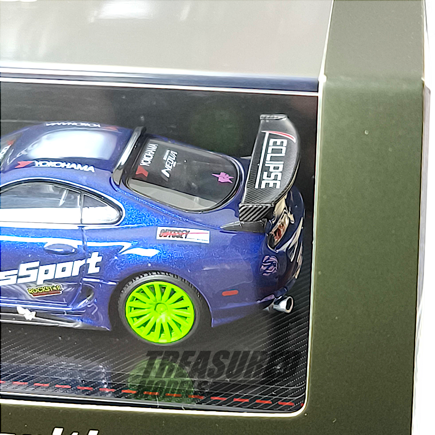 Ignition Models Toyota Supra JZA80 RZ Blue Metallic 1/64 Diecast