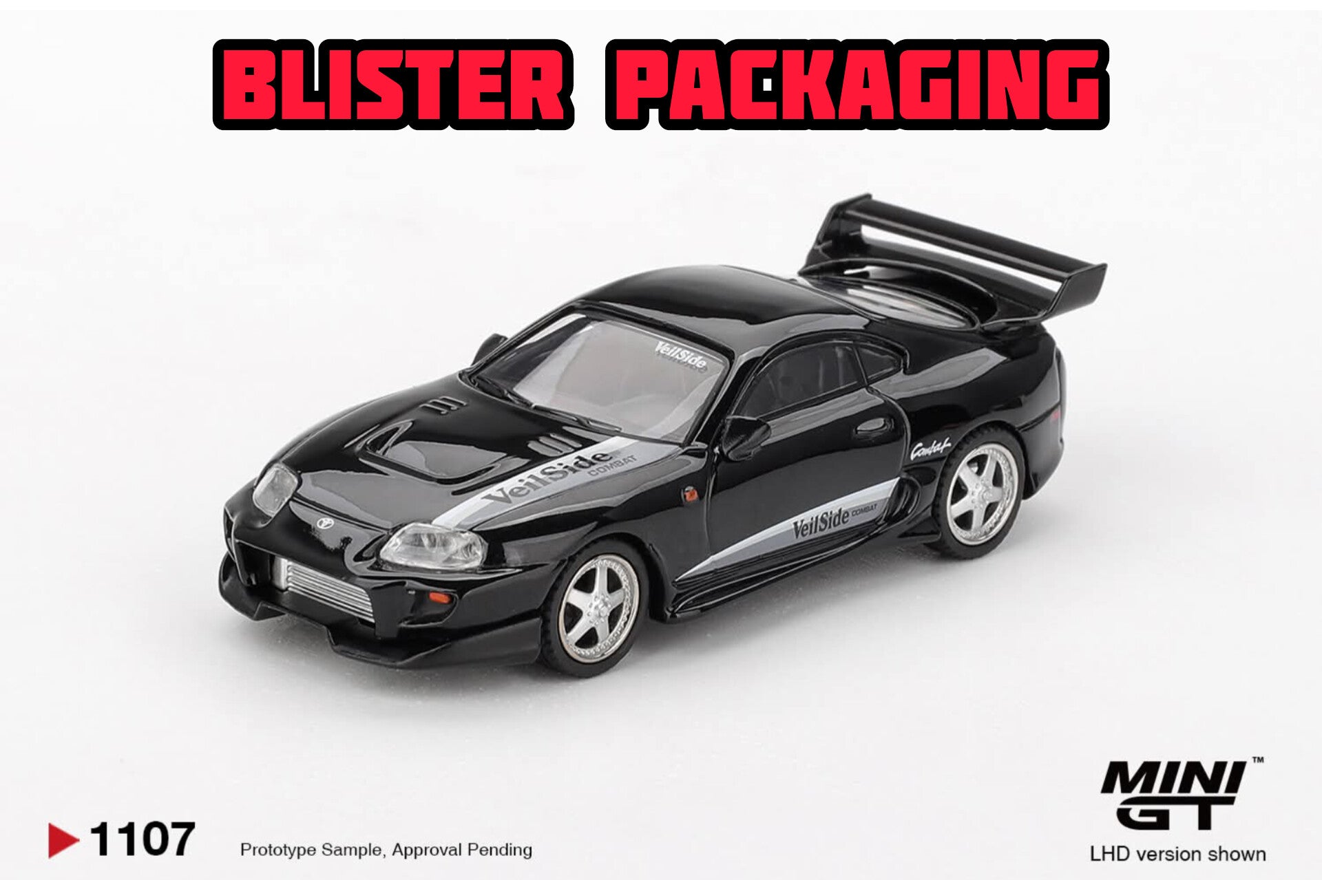 Pre-Order] Mini GT Toyota Supra VeilSide Combat V-II Black Blister