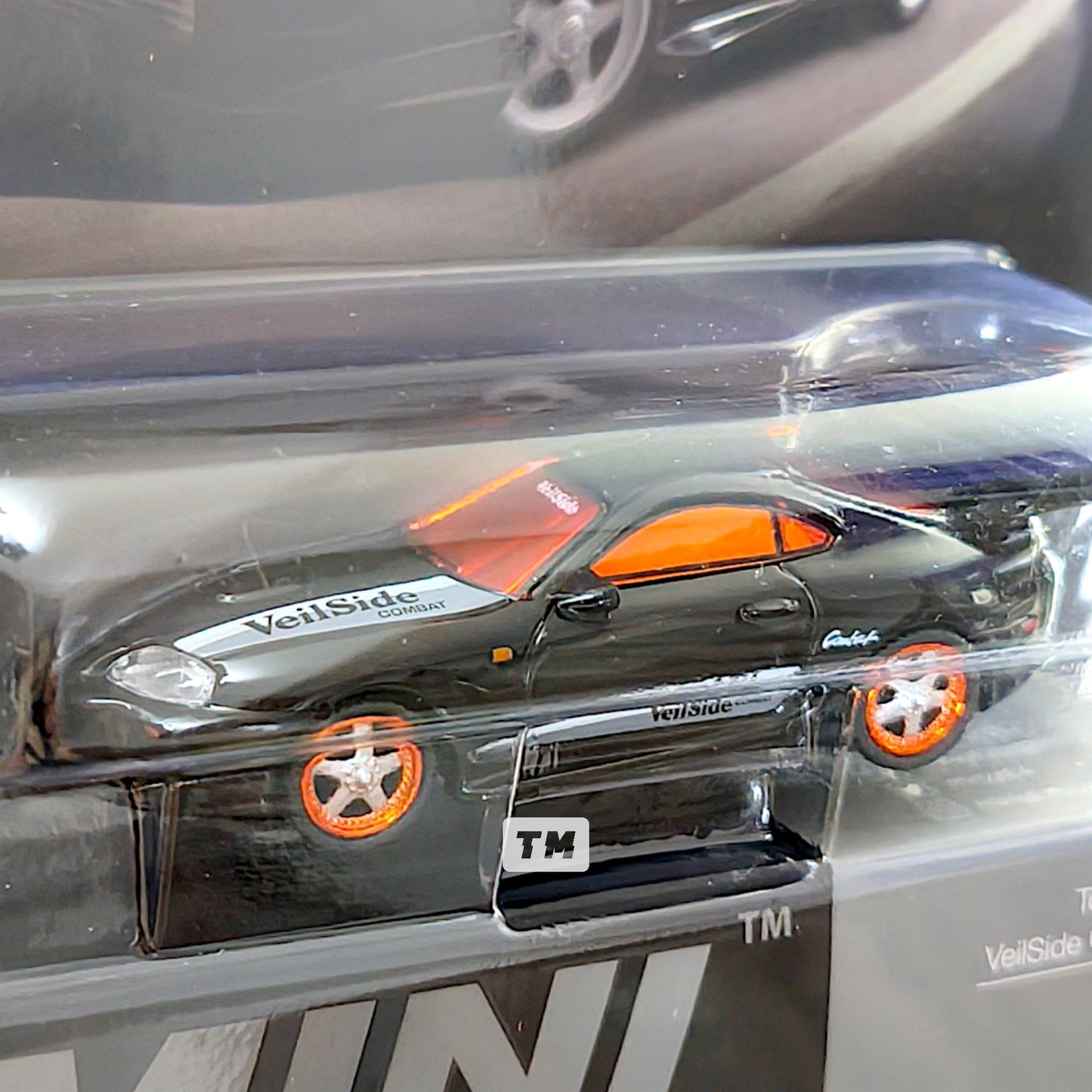 CHASE! Mini GT Toyota Supra VeilSide Combat V-II Black Blister Packaging MGT01107-BL 1/64 Diecast