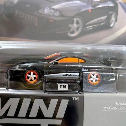 CHASE! Mini GT Toyota Supra VeilSide Combat V-II Black Blister Packaging MGT01107-BL 1/64 Diecast