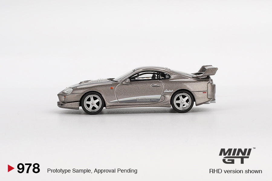 Mini GT Toyota Supra VeilSide Combat V-II Combat Grey MGT00978 1/64 Die Cast