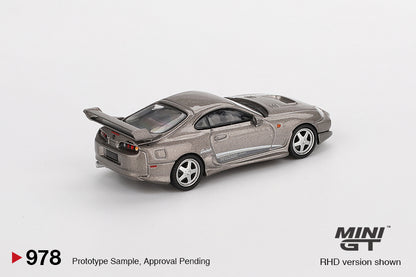 Mini GT Toyota Supra VeilSide Combat V-II Combat Grey MGT00978 1/64 Die Cast
