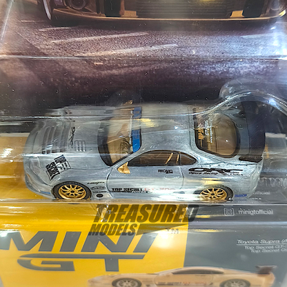Mini GT CHASE Toyota Supra (A80) Top Secret GT-300 Top Secret Gold MGT00961