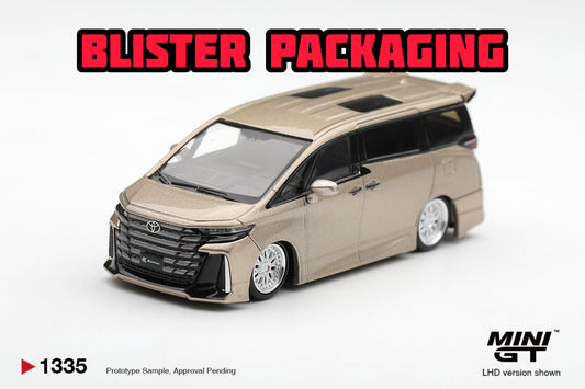 [Pre-Order] Mini GT Toyota Vellfire 40 KUHL Gold Metallic Blister Packaging MGT01335-BL 1/64 Diecast