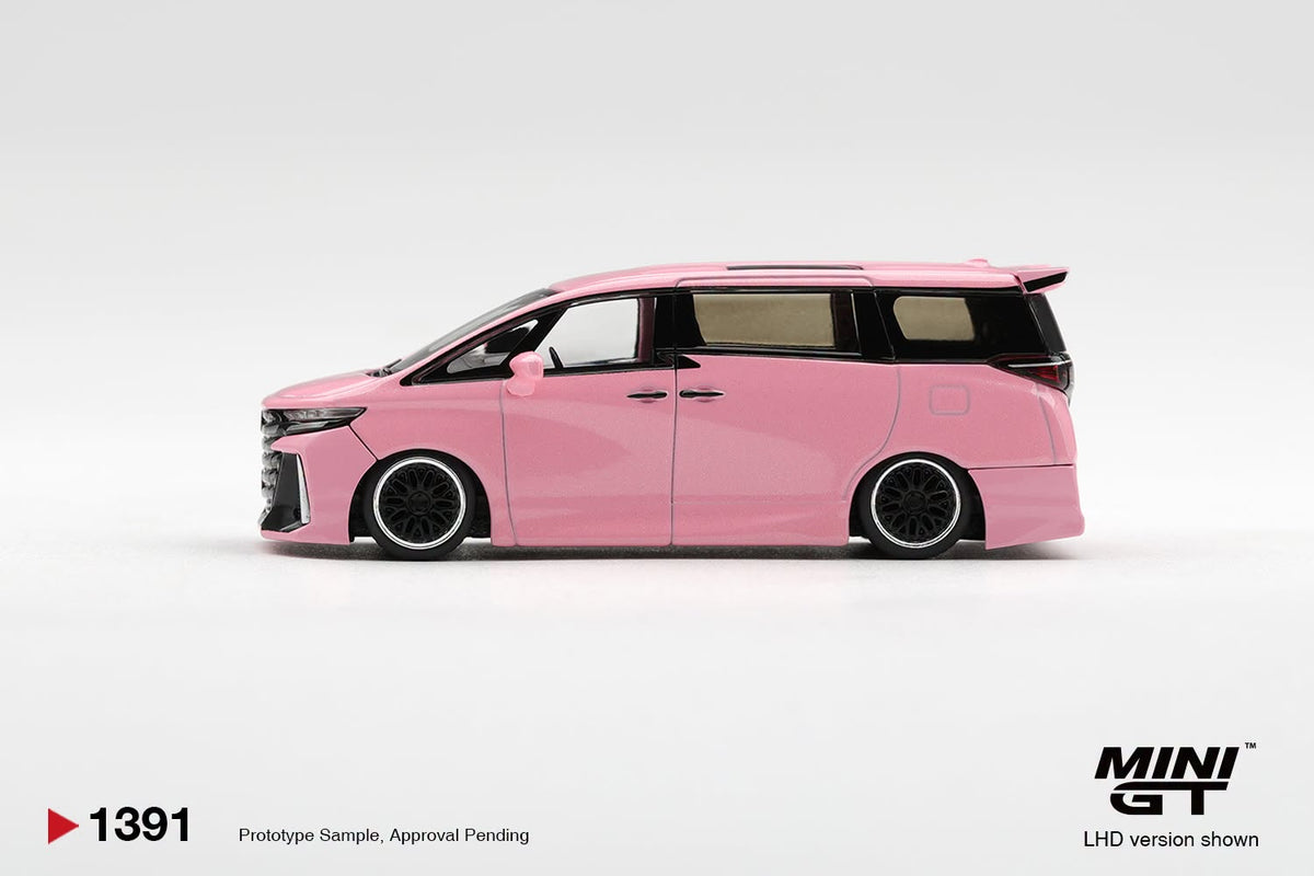 [PRE-ORDER] MINI GT Toyota Vellfire 40 KUHL Alphard Metallic Pink MGT01391 1/64 Diecast