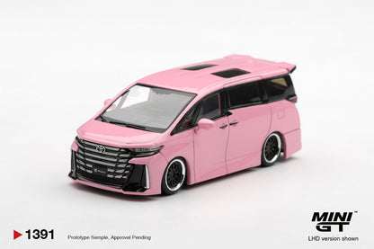 [PRE-ORDER] MINI GT Toyota Vellfire 40 KUHL Alphard Metallic Pink MGT01391 1/64 Diecast