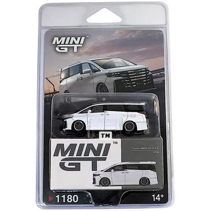 Mini GT Toyota Vellfire 40 KUHL White Blister Packaging MGT01180 1/64 Diecast