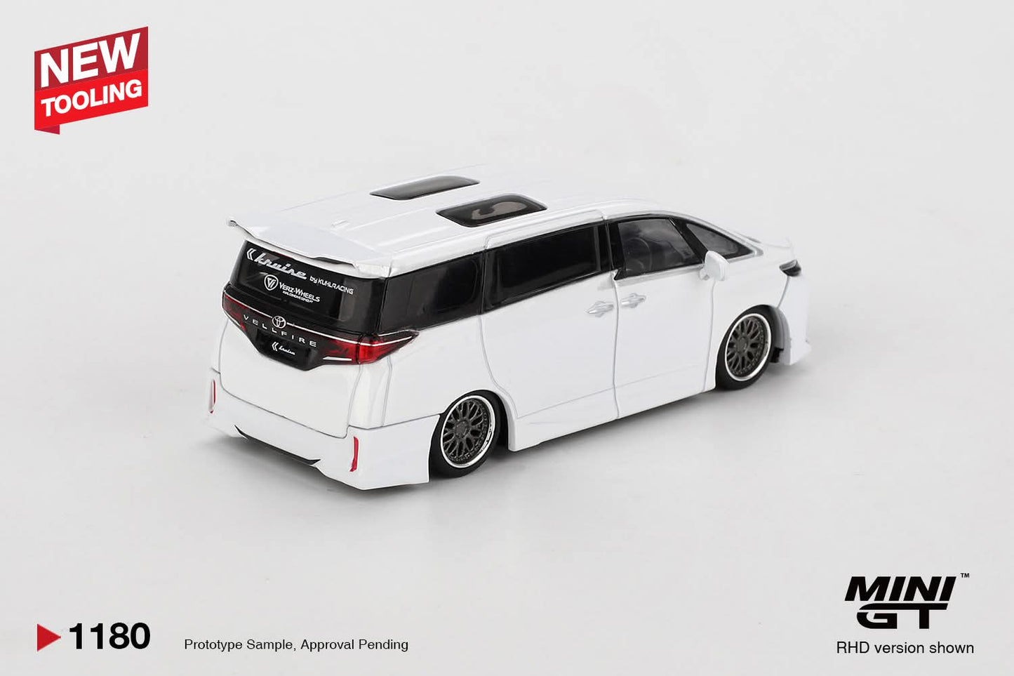 [Pre-Order] Mini GT Toyota Vellfire 40 KUHL White MGT01180 1/64 Diecast