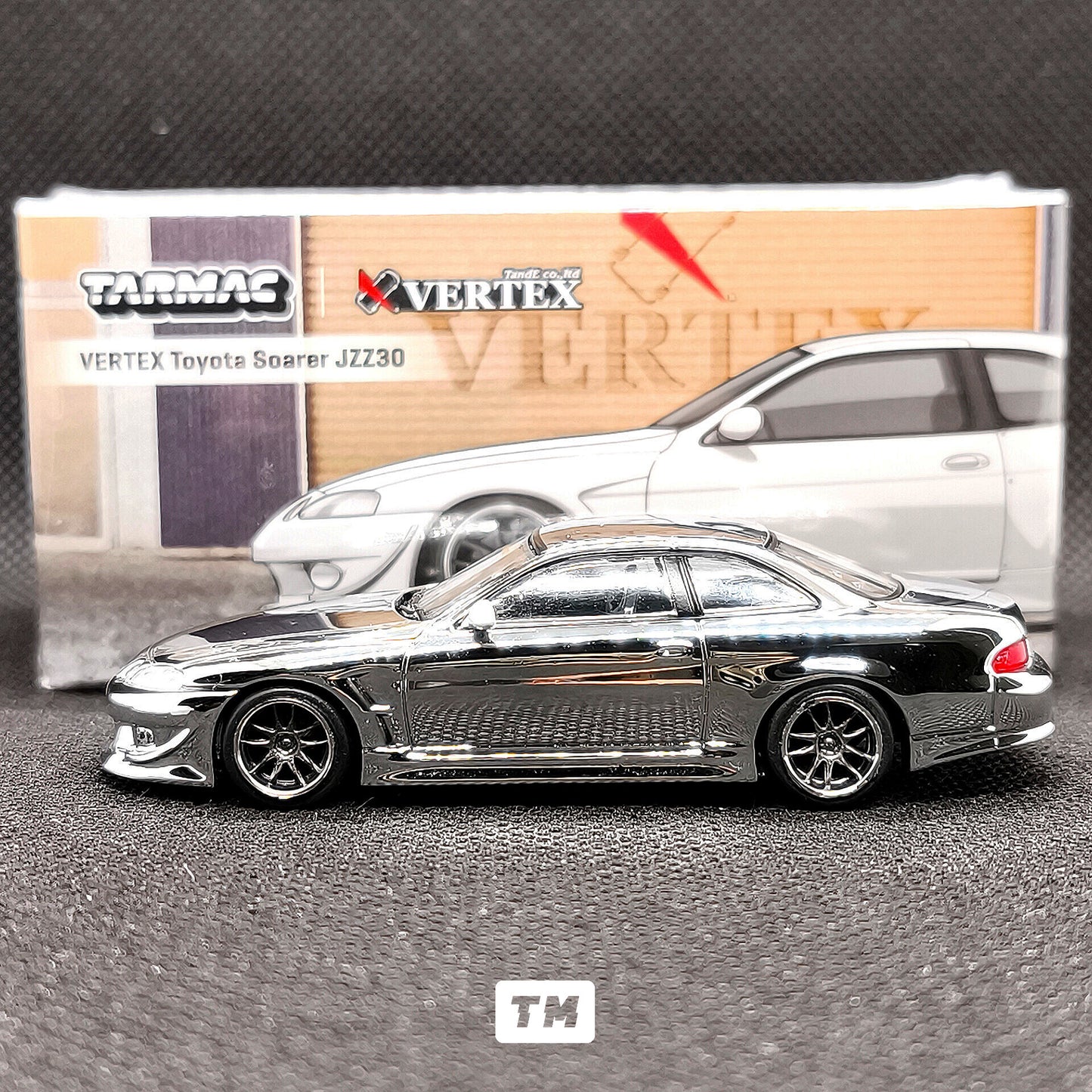 CHASE! Toyota Vertex Soarer JZZ30 Silver Chrome T64G-080-WH 1/64 Diecast
