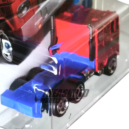 Hot Wheels Transformers Optimus Prime Red 2025 Main Line HW Screen Time 1/64 Die Cast