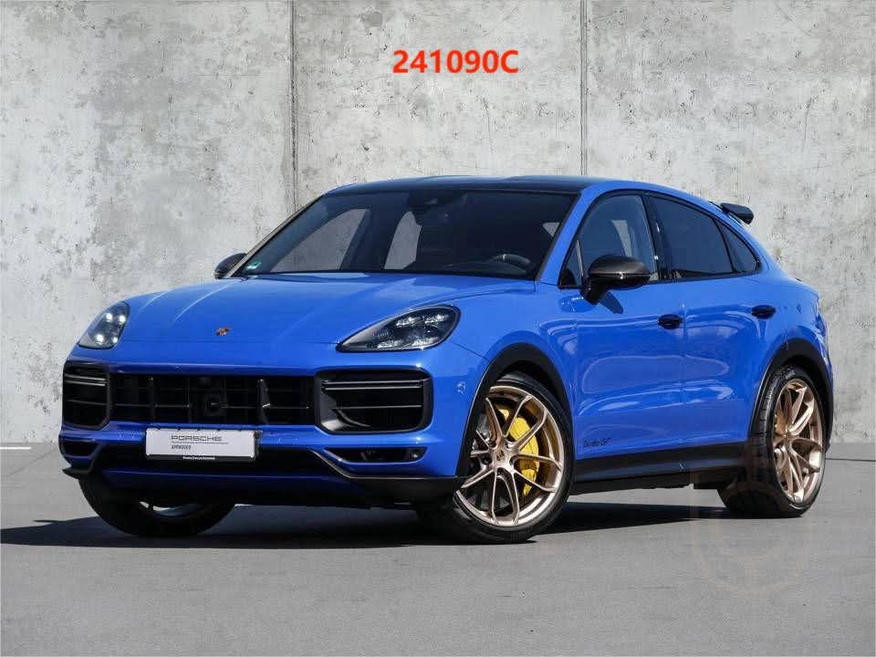 Trends Hobby Porsche Cayenne Turbo GT Weissach Blue 241090C 1/64 Diecast