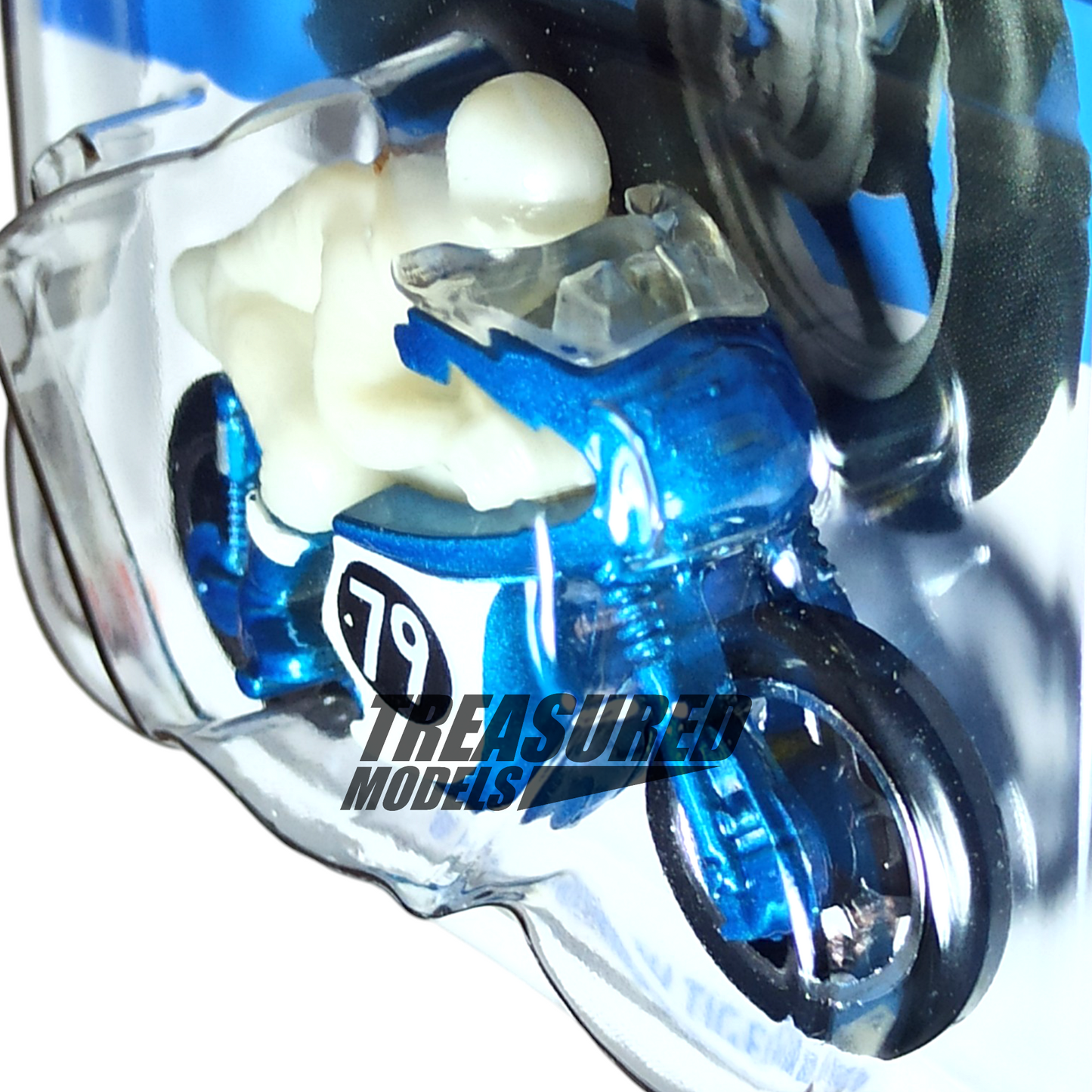 Hot Wheels Triumph 1966 Tiger 100 Blue 2024 Main Line Factory Fresh 1/64 Die Cast