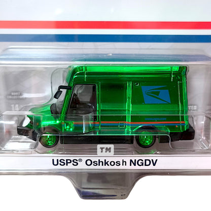 CHASE! GreenLight USPS Oshkosh NGDV CHASE Chrome Green United States Postal Service Exclusive 1/64 Diecast