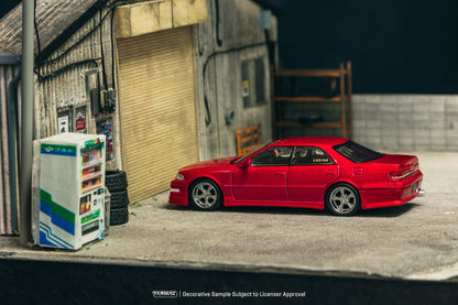 Tarmac Works Vertex Toyota Mark II JZX100 Red Metallic 1/64 Diecast