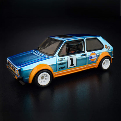 Hot Wheels Volkswagen 1976 Golf Mk1 GTI Spectraflame Gulf Blue 2026 RLC 1/64 Diecast