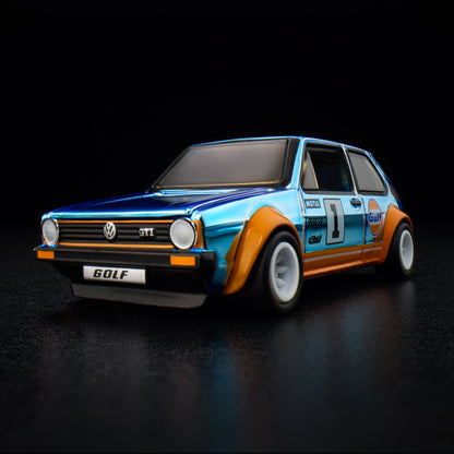Hot Wheels Volkswagen 1976 Golf Mk1 GTI Spectraflame Gulf Blue 2026 RLC 1/64 Diecast